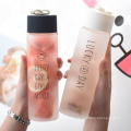 Cheap Price Custom Logo Frosted Glass Water Bottle with Sling for Sale 2020 Travel Borosilicate Glass Water Bottles for Sport